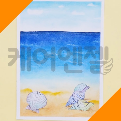 [수공예 키트]조개 소라 바다 풍경